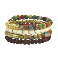 Coiled Kantha Bracelet