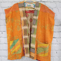 Kantha Sunshine Short Kimono 0960
