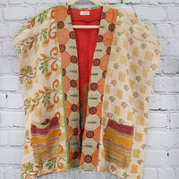 Kantha Sunshine Short Kimono 0986