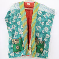 Kantha Sunshine Short Kimono 1153