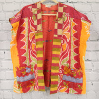 Kantha Sunshine Short Kimono 0952