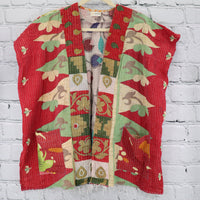 Kantha Sunshine Short Kimono 0954