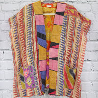 Kantha Sunshine Short Kimono 0990