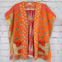 Kantha Sunshine Short Kimono 0955