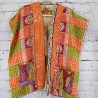 Kantha Sunshine Short Kimono 0966