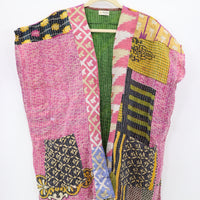 Kantha Sunshine Short Kimono 1158