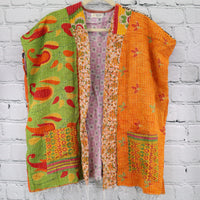 Kantha Sunshine Short Kimono 0956