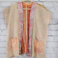 Kantha Sunshine Short Kimono 0967
