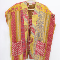 Kantha Sunshine Short Kimono 1181