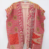 Kantha Sunshine Short Kimono 1163