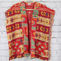 Kantha Sunshine Short Kimono 0976