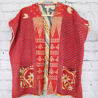 Kantha Sunshine Short Kimono 0978