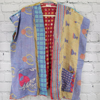 Kantha Sunshine Short Kimono 0980