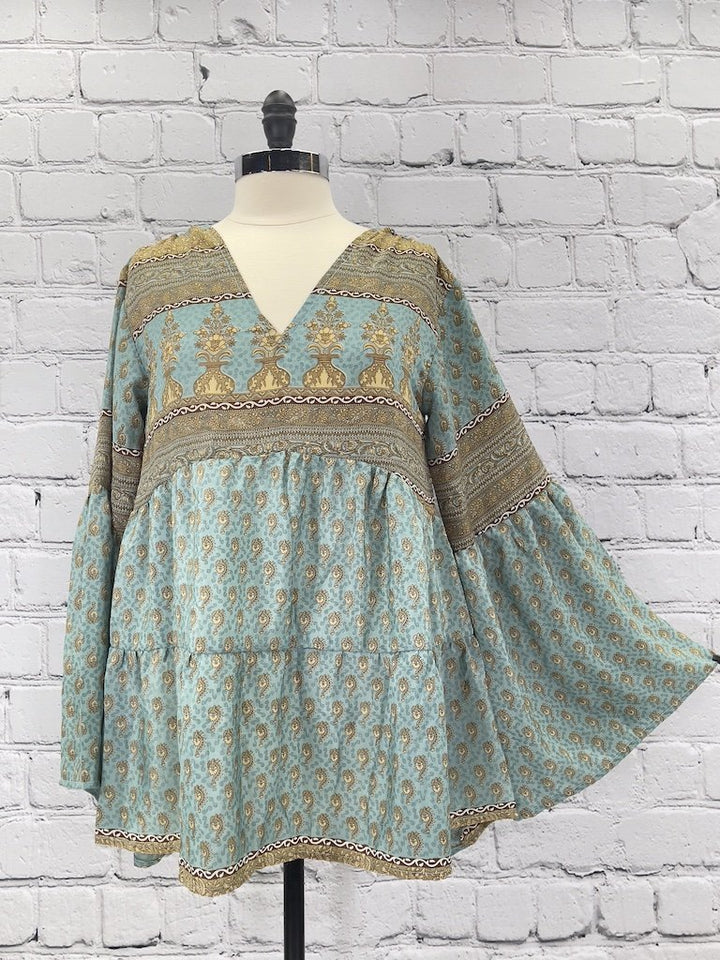 Butterfly Blouse L/XL silk