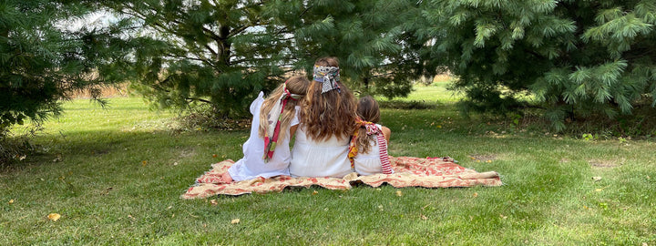 Boho Head Wrap kantha