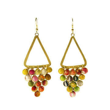 Kantha Chandelier Earrings