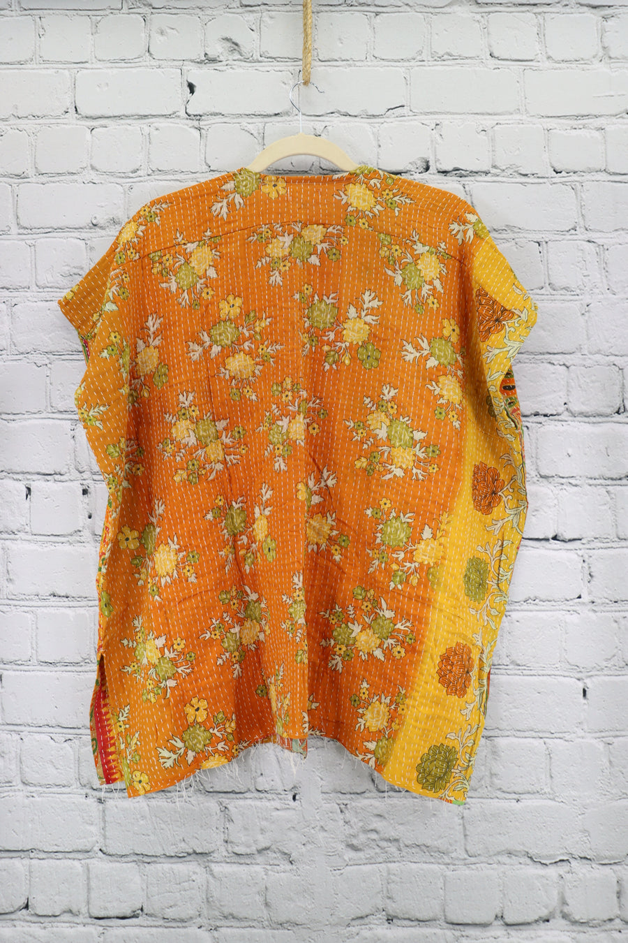 Kantha Sunshine Short Kimono 0950