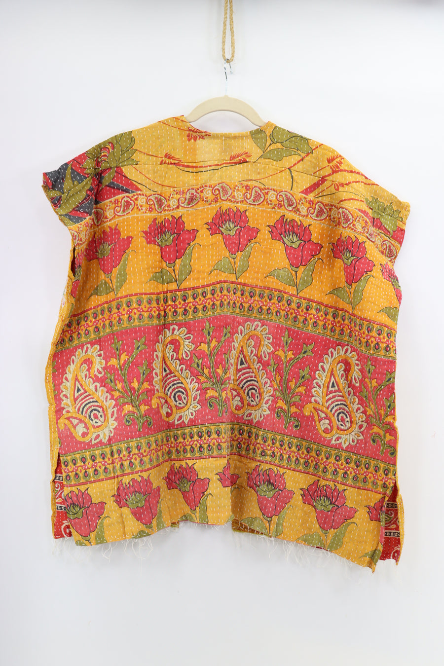 Kantha Sunshine Short Kimono 1173