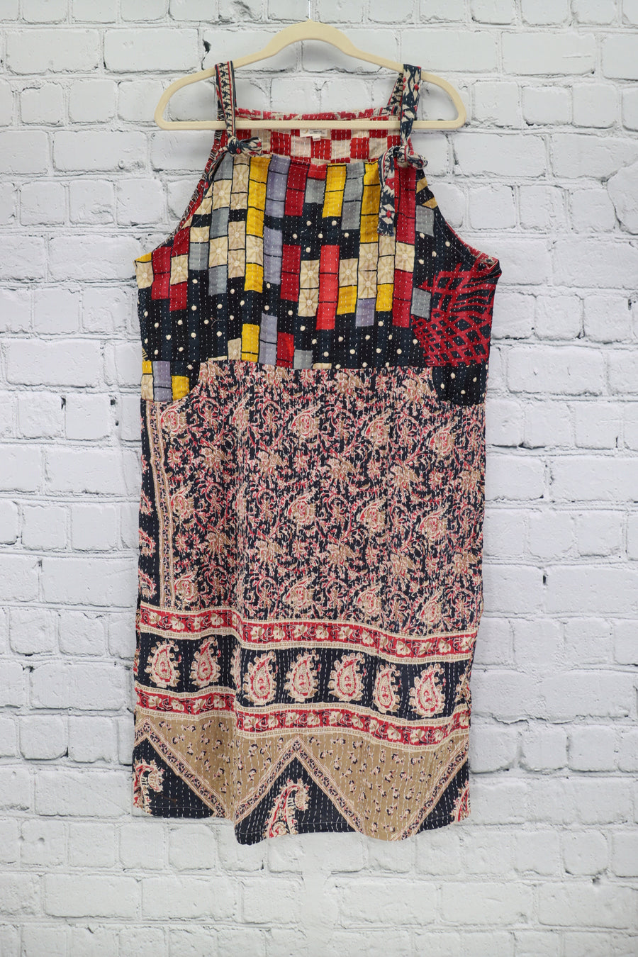 Kantha Overall Dress Size Curvy 0974