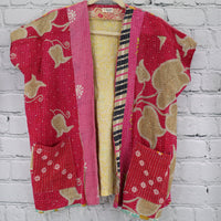Kantha Sunshine Short Kimono 0988