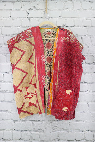 Kantha Sunshine Short Kimono 0965