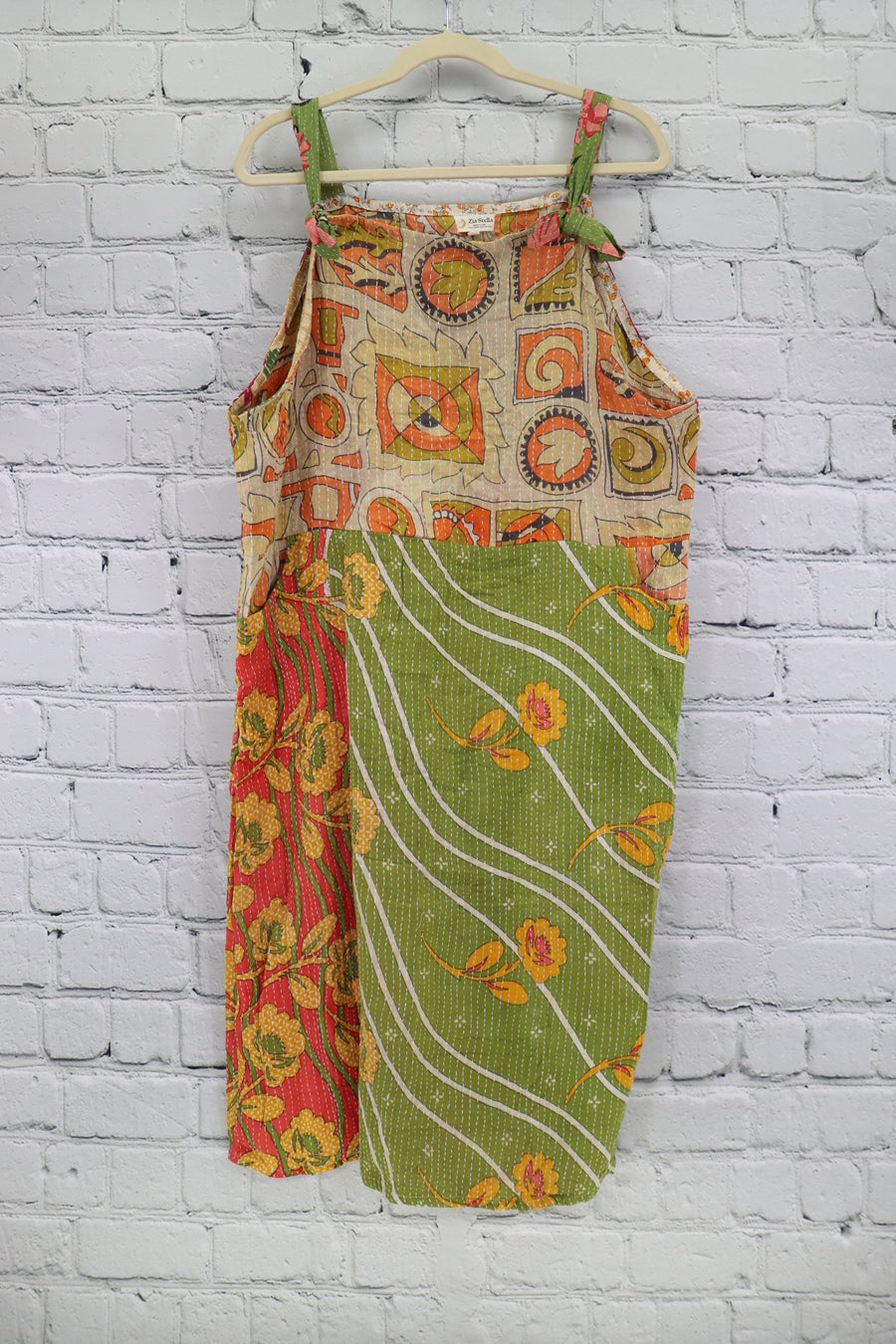 Kantha Overall Dress Size Curvy 0962