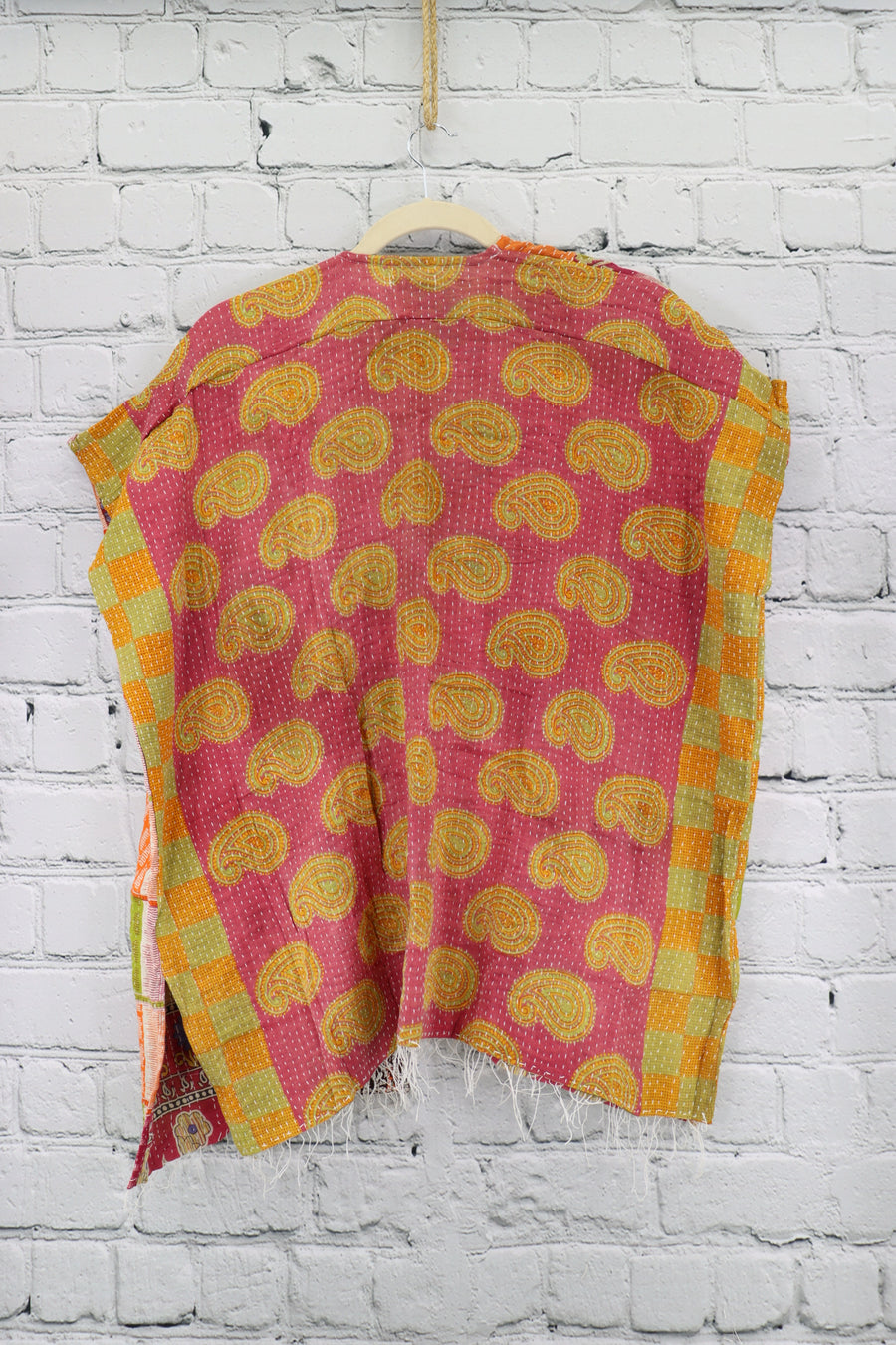 Kantha Sunshine Short Kimono 0966