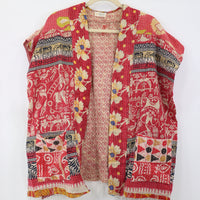 Kantha Sunshine Short Kimono 1159