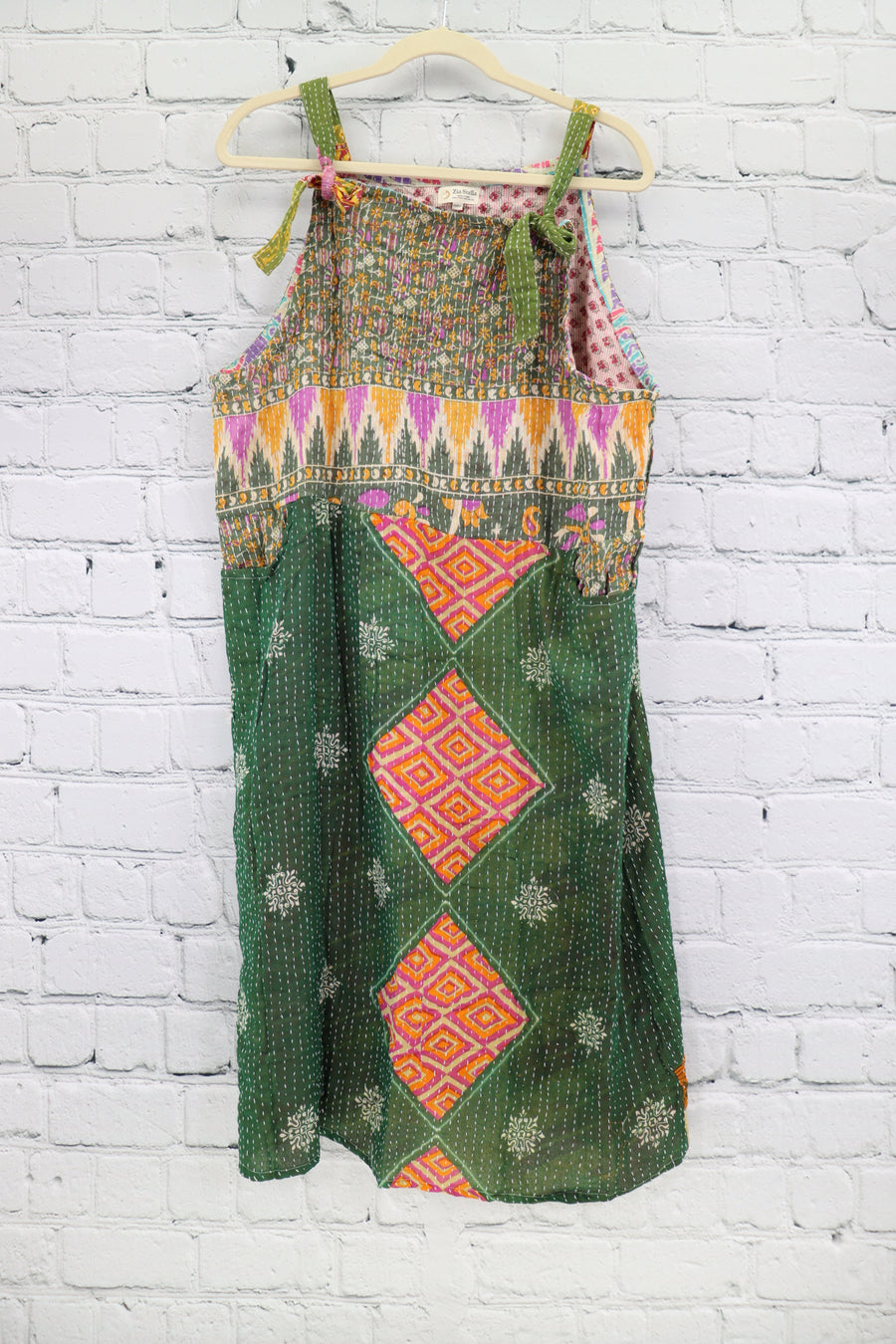 Kantha Overall Dress Size Curvy 0978