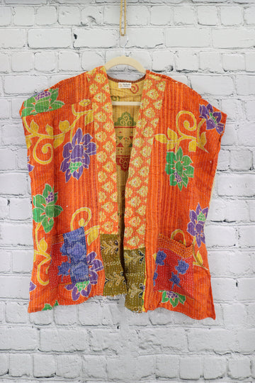 Kantha Sunshine Short Kimono 0968