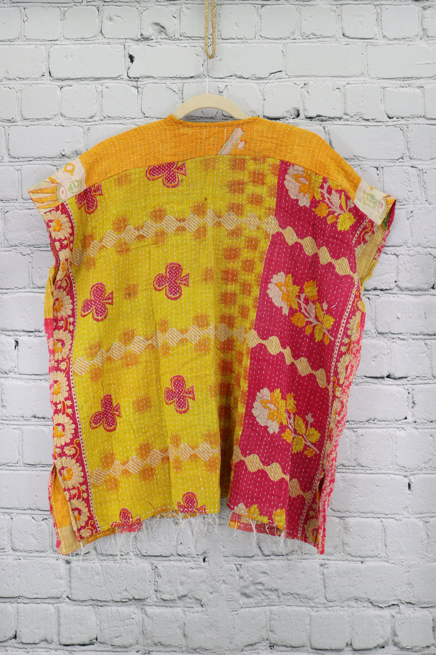 Kantha Sunshine Short Kimono 0992