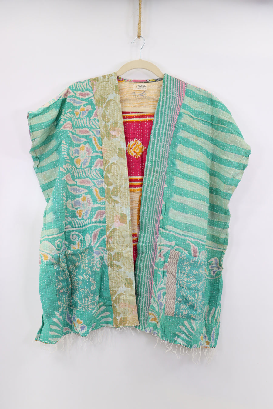Kantha Sunshine Short Kimono 1161