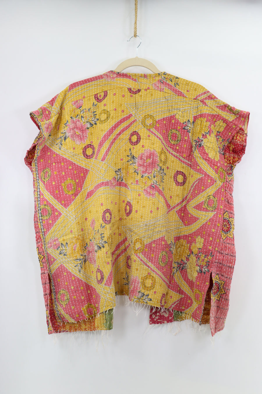 Kantha Sunshine Short Kimono 1163