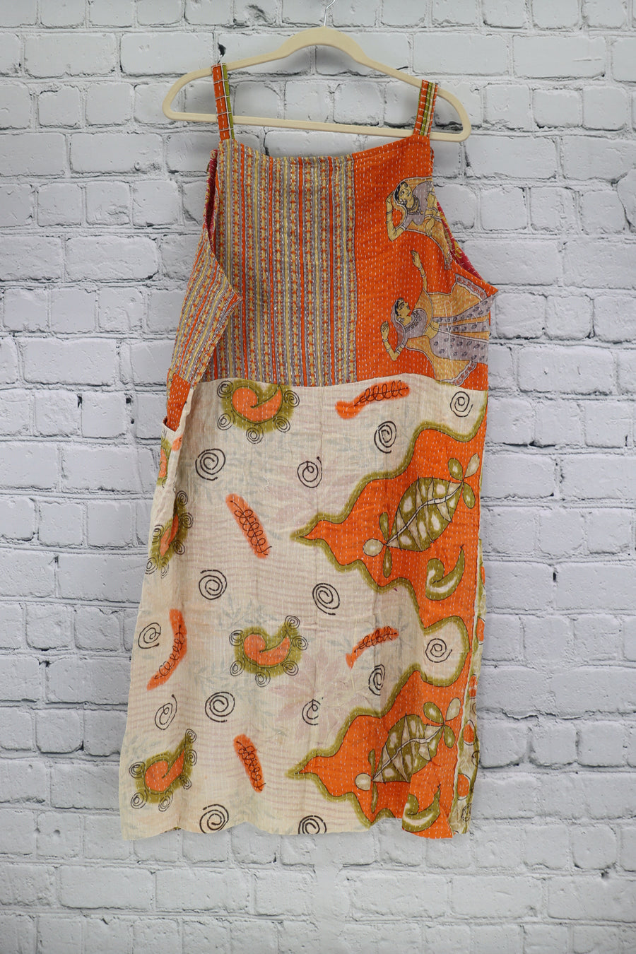 Kantha Overall Dress Size Curvy 0968