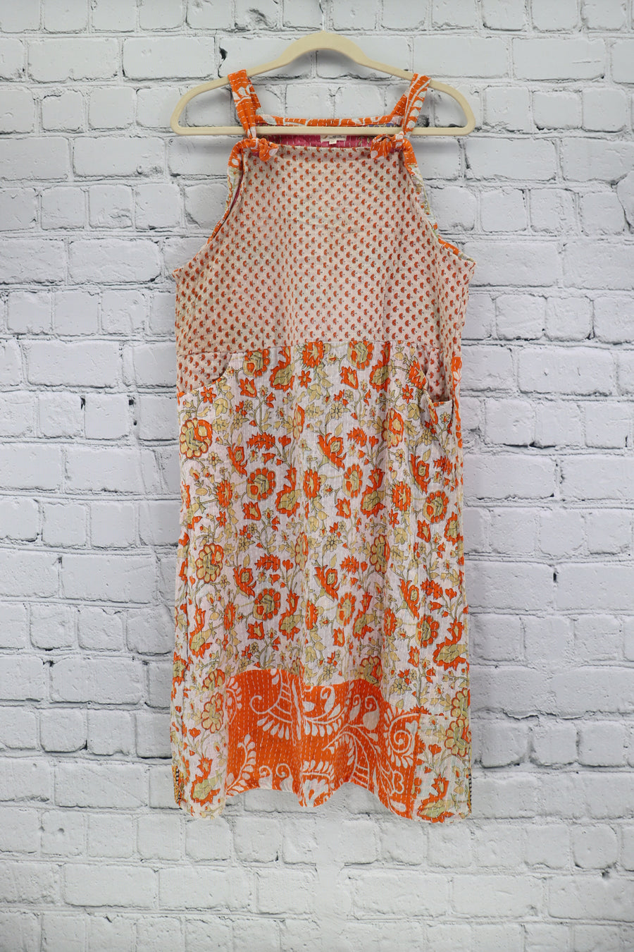 Kantha Overall Dress Size Regular 1036