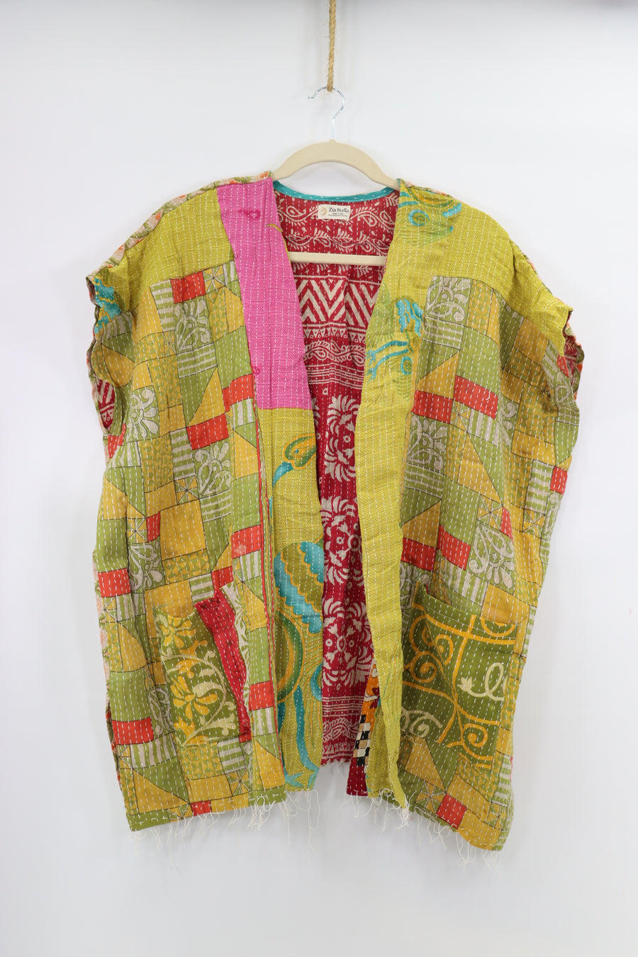 Kantha Sunshine Short Kimono 1167