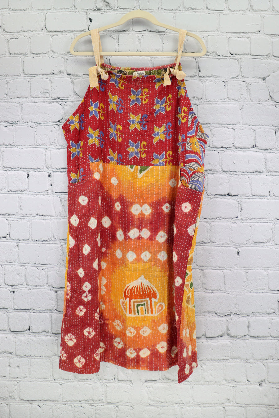 Kantha Overall Dress Size Curvy 0989